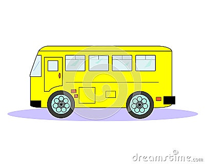 scool bus Vector Illustration